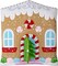 Bucilla Felt Pillow Applique Kit 12"X13.75"-Gingerbread Cottage